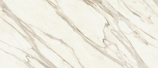 Carrelage effet Marbre Blanc Calacatta Sublime 278x120x0,6 cm Brillant Orsiano - Mur intérieur (vendu par carton de 3,336 m²) - RO