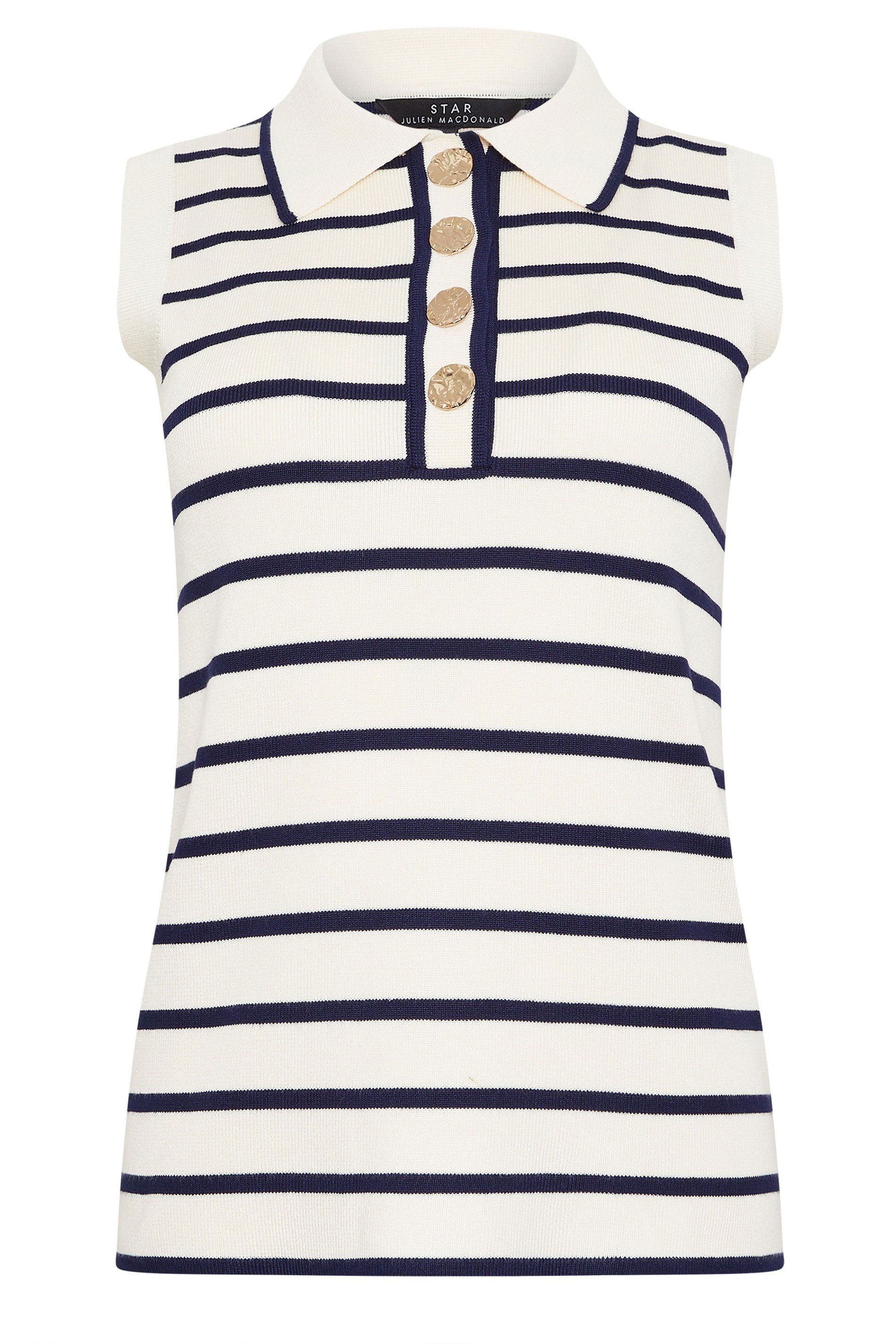 Star by Julien Macdonald Stripe Knitted Vest