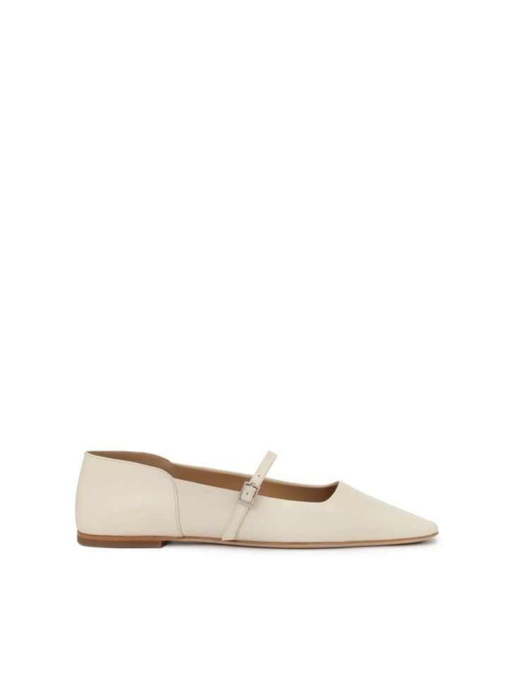 Comfortable soft leather ballerinas