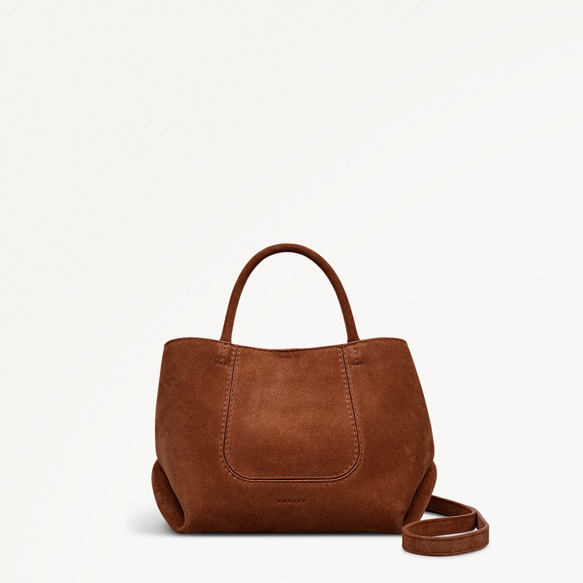 The Compton - Suede - Small Ziptop Grab