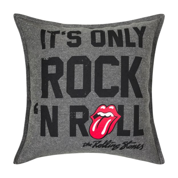 CAPA DE ALMOFADA 44 CM X 44 CM ONLY ROCK 'N' ROLL