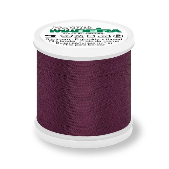 Madeira Dark Chestnut Rayon 40 Thread 200m (1386)