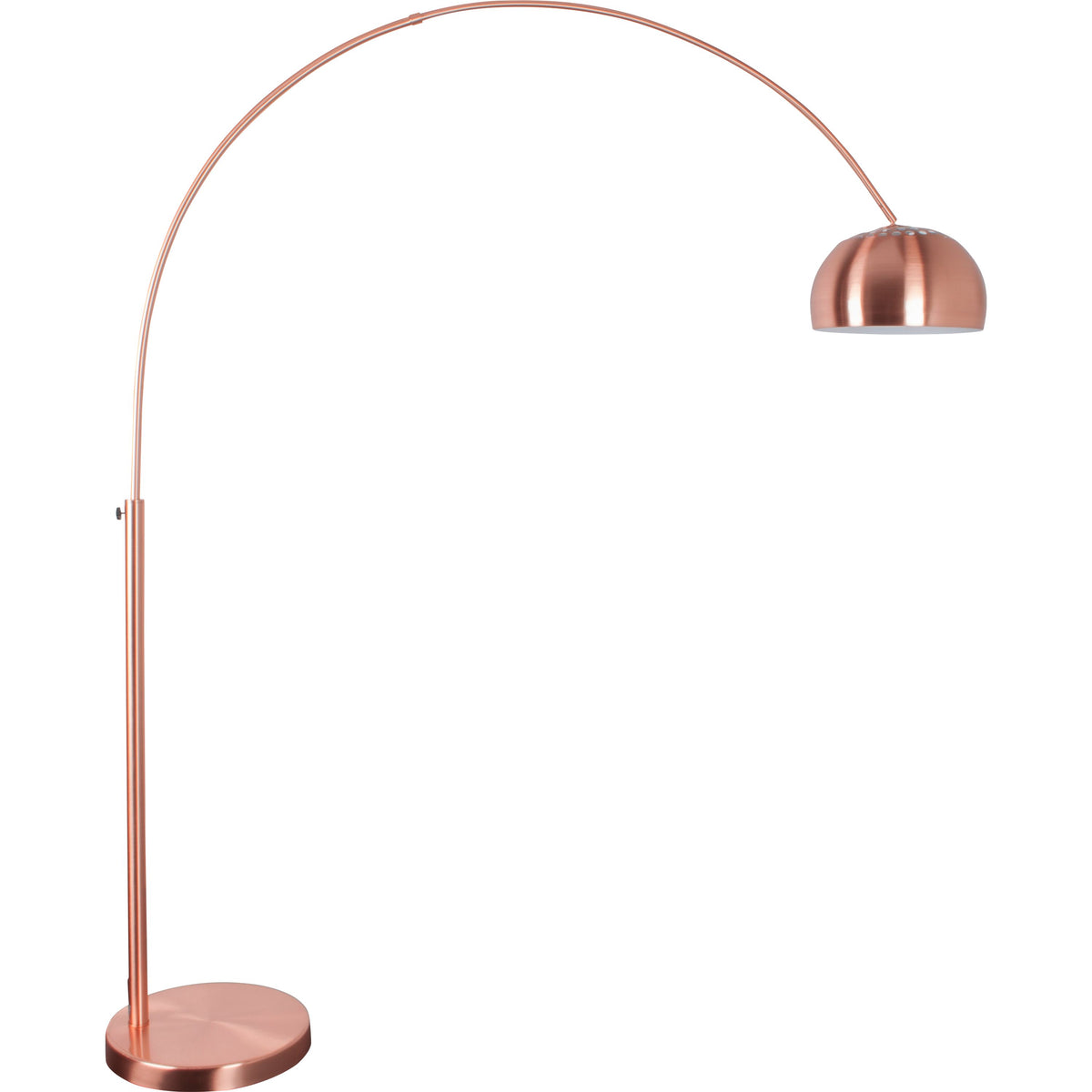 Zuiver Metal Bow Vloerlamp/ Booglamp Koper