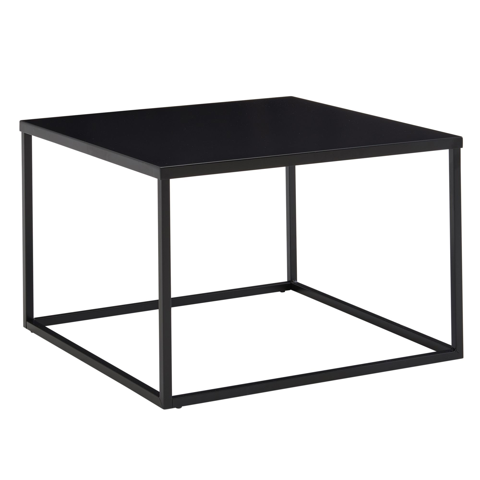 FineBuy Stolik kawowy metal czarny