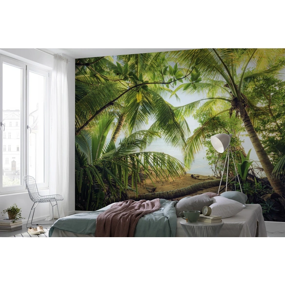 Vliestapete »Piratenversteck«, Breite 450 cm, seidenmatt