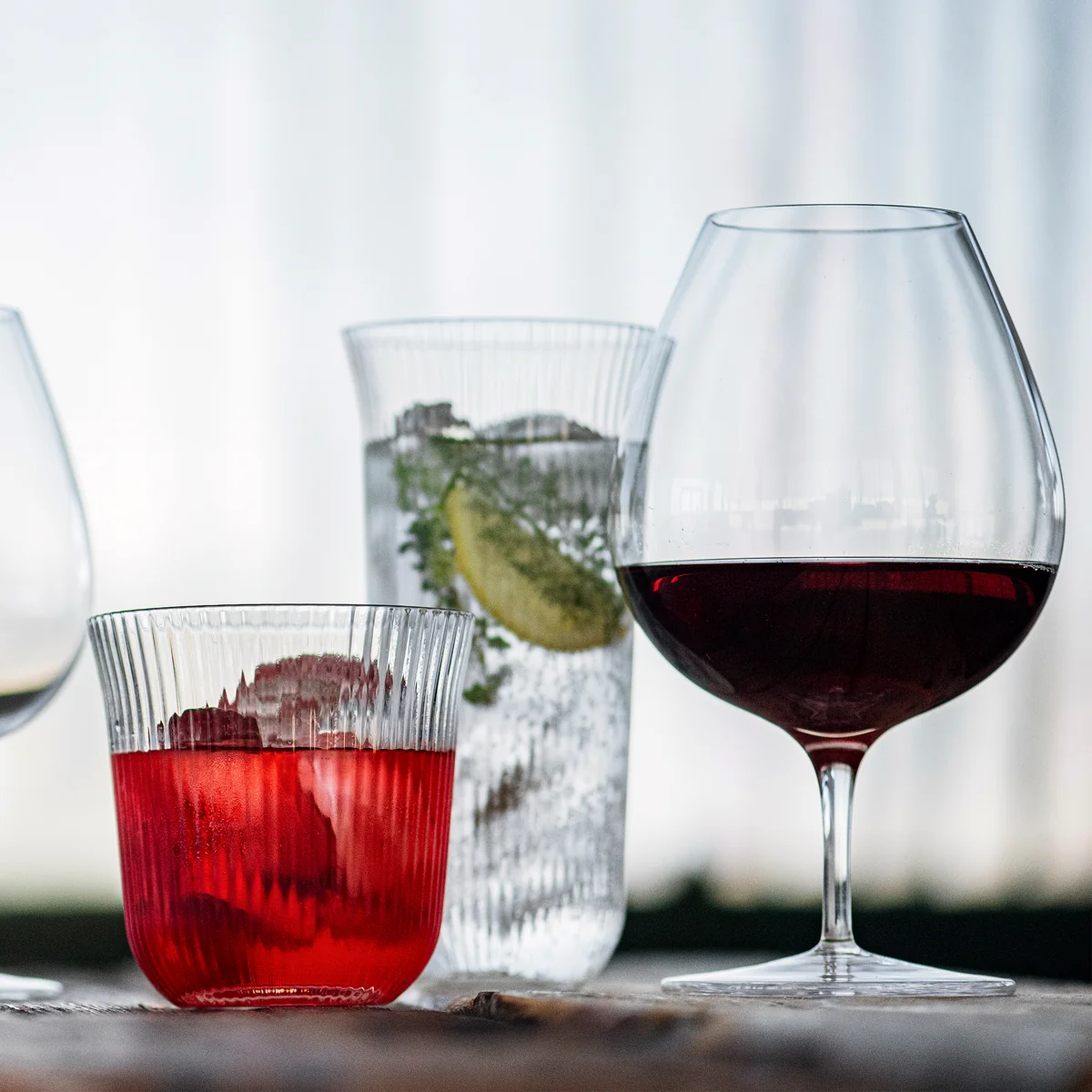 Serax - Inku Longdrinkglas, 450 ml, klar (4er-Set)