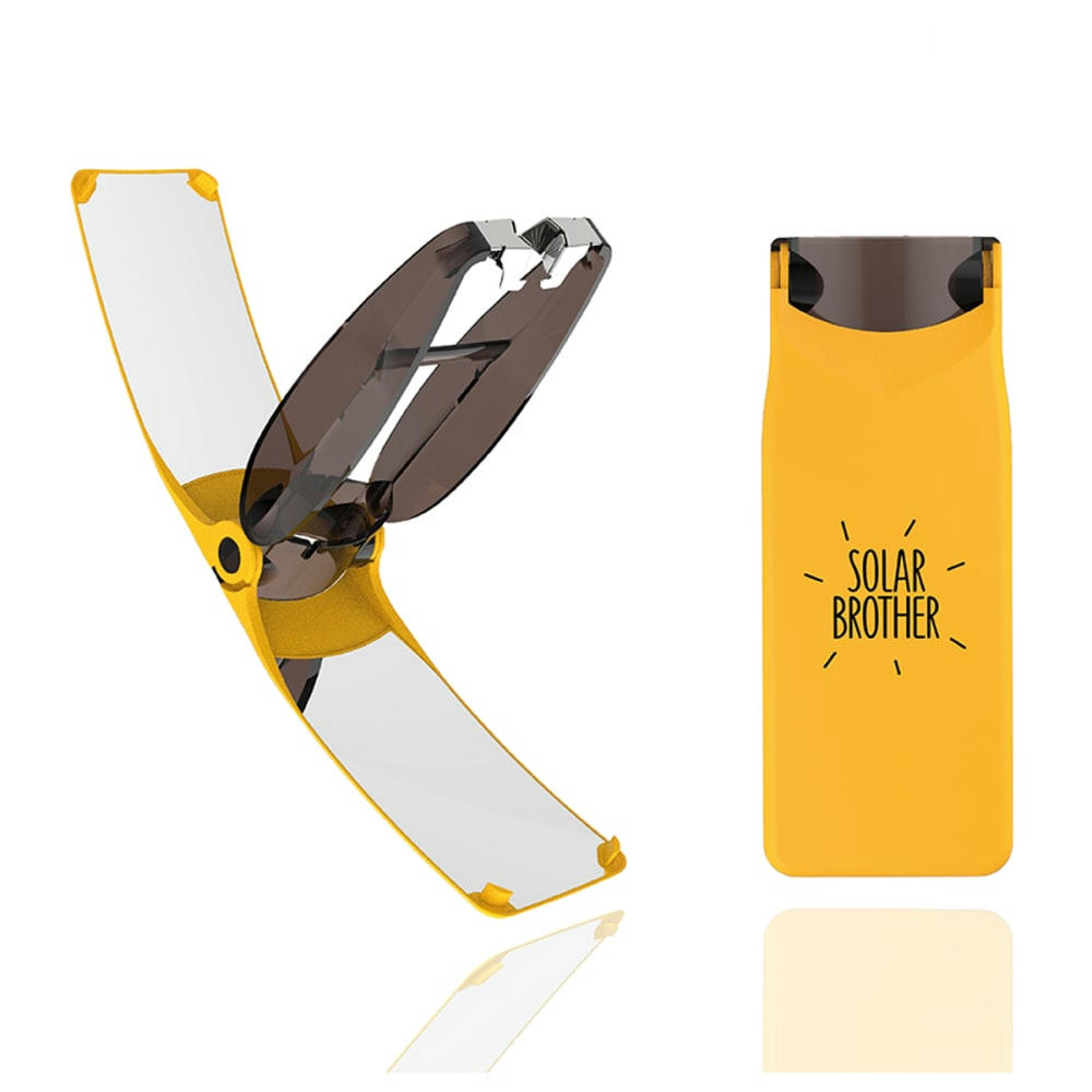 - Briquet solaire suncase gear plastique jaune