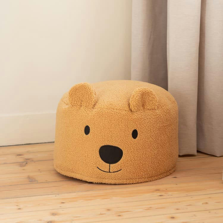 - Pouf Teddy bear beige (40 cm)