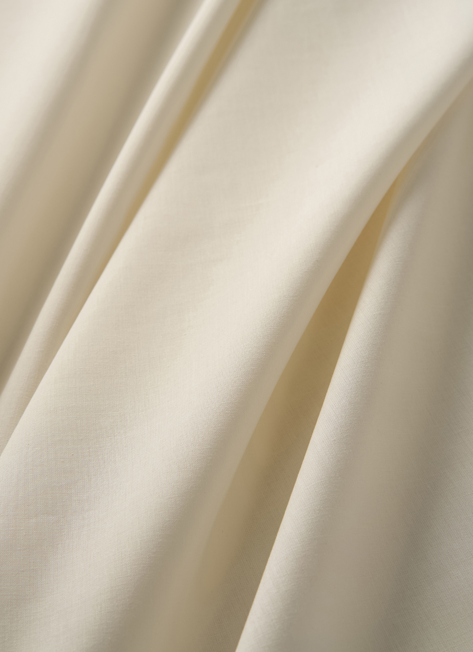 DRAP HOUSSE UNI EN COTON GRAND BONNET 32CM ÉCRU