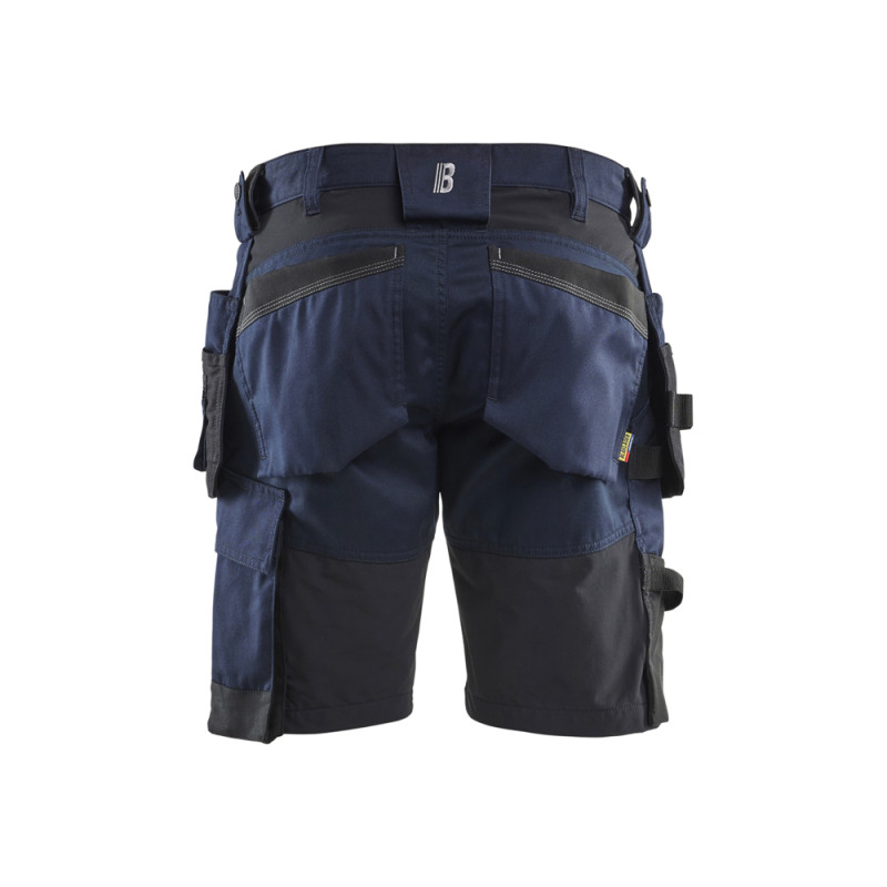 Short de travail Stretch 2D avec poches flottantes bleu marine 44 BLAKLADER
