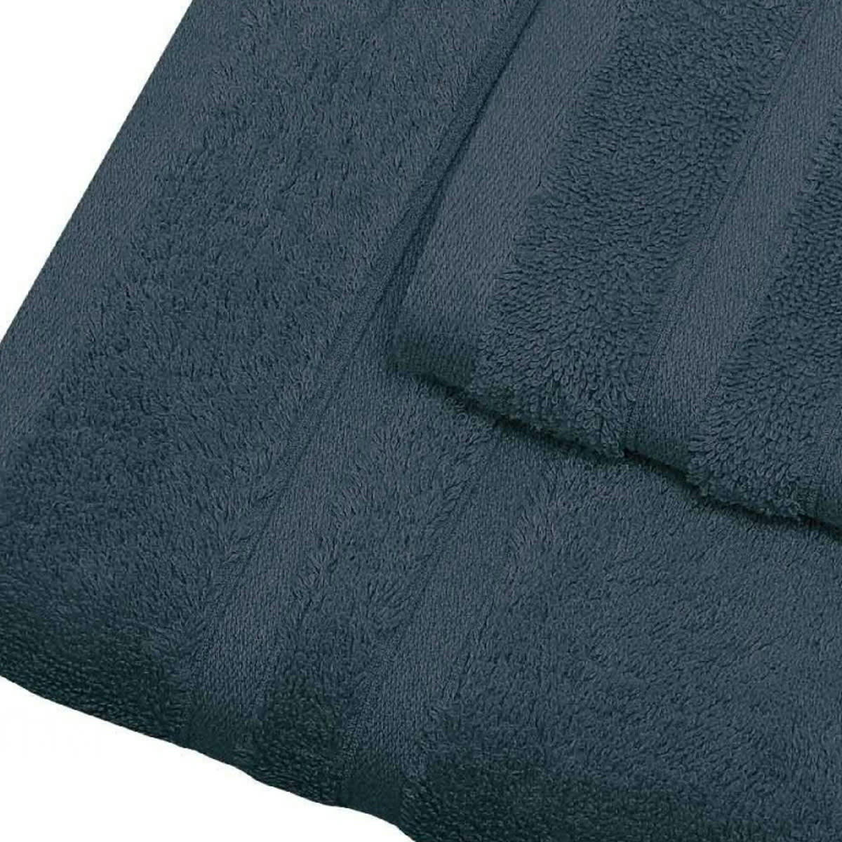 SENSILK - Drap de bain 600 gr/m²  indigo 70x140 cm