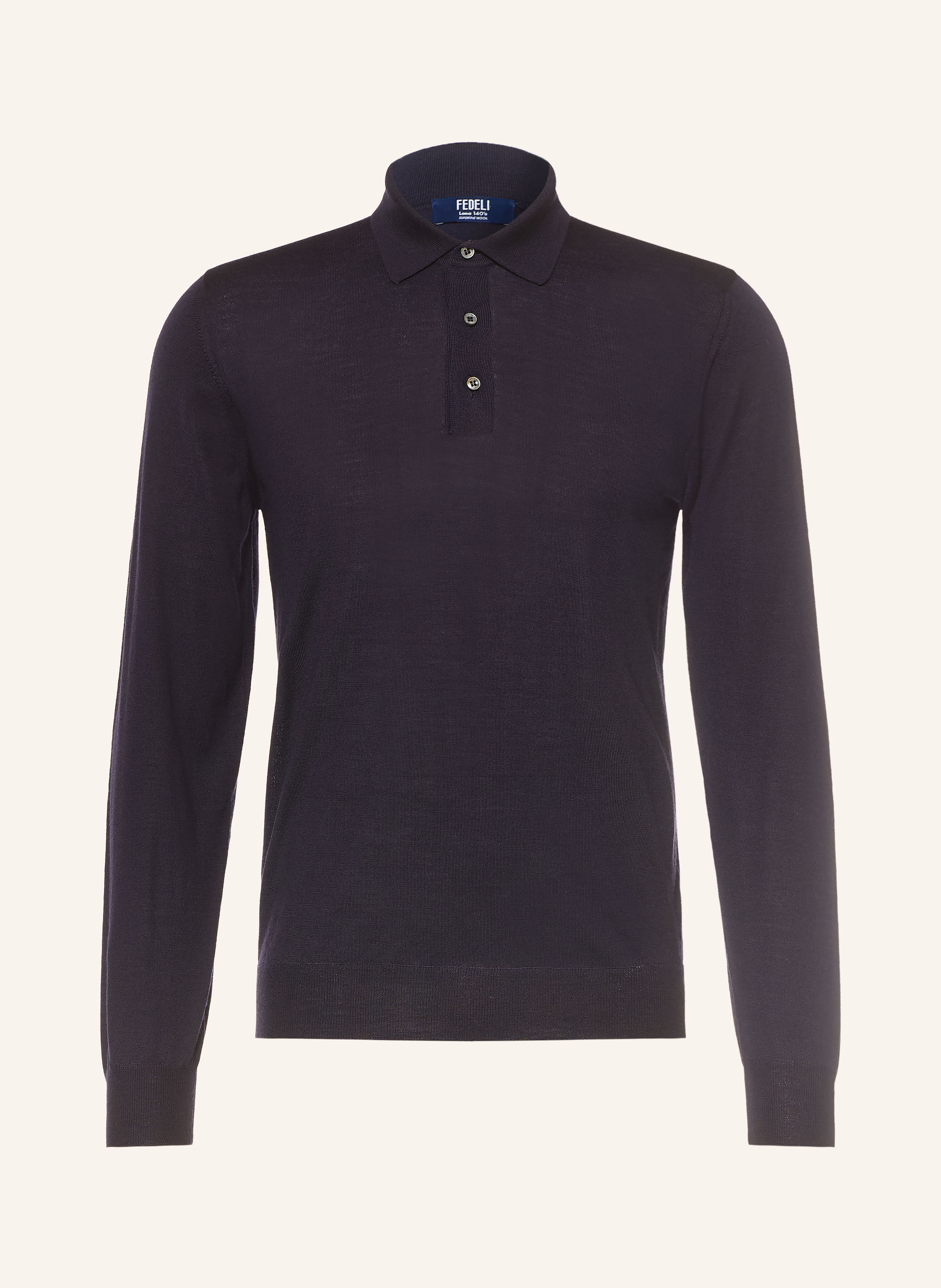 FEDELI Strick-Poloshirt