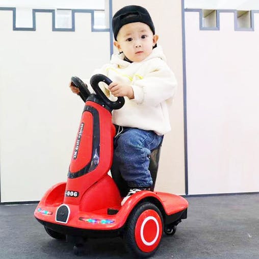 NNEOBA Electric Car Can Be Charged By People with Remote Control Toy Stroller, Student Scooter, Infant Drifting Balance Car