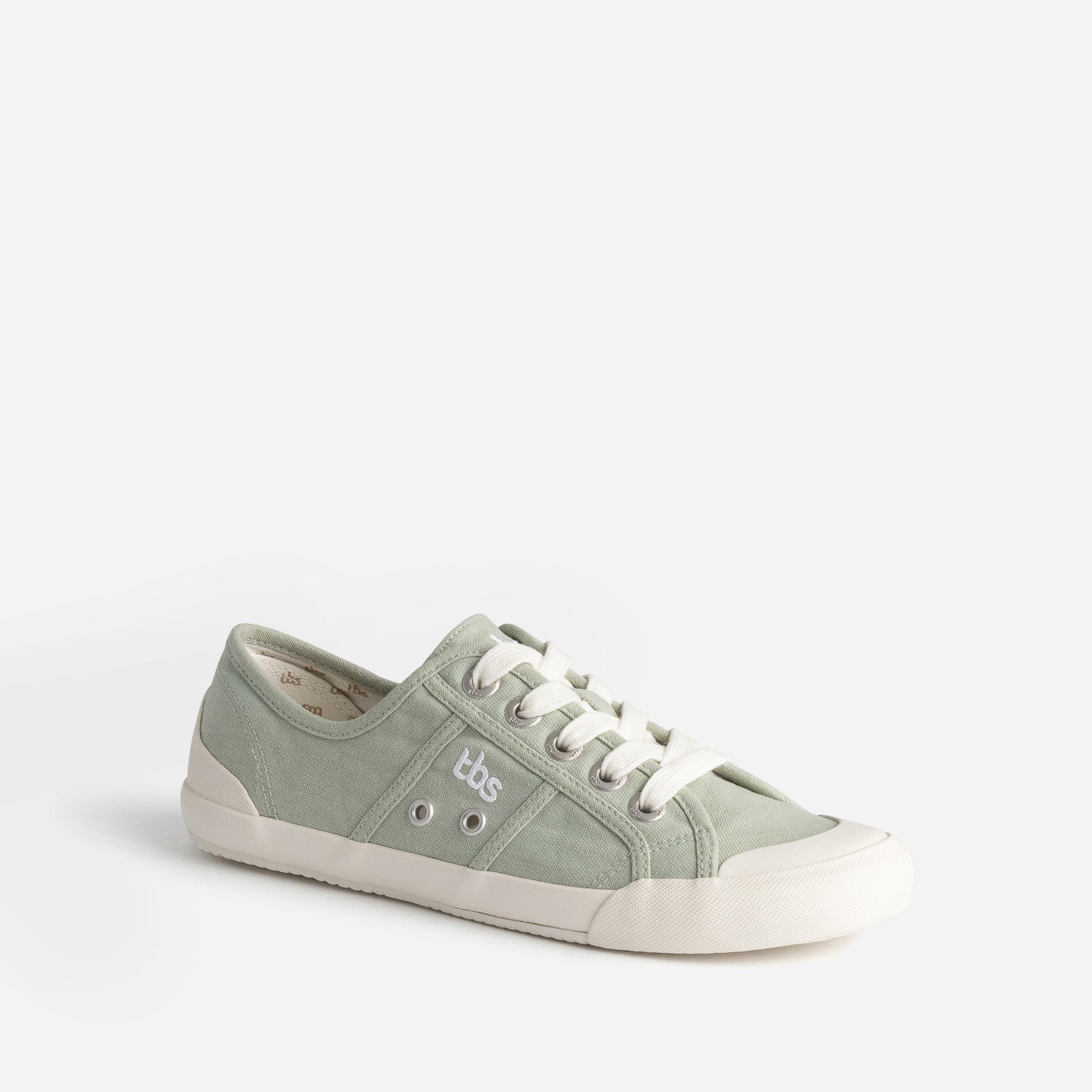 Tennis TBS vert sauge en toile