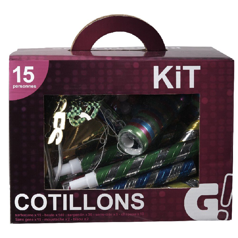 Kit cotillons pour 15 personnes