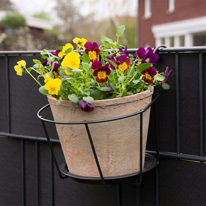 - Support pot rond pour balcon 11cm