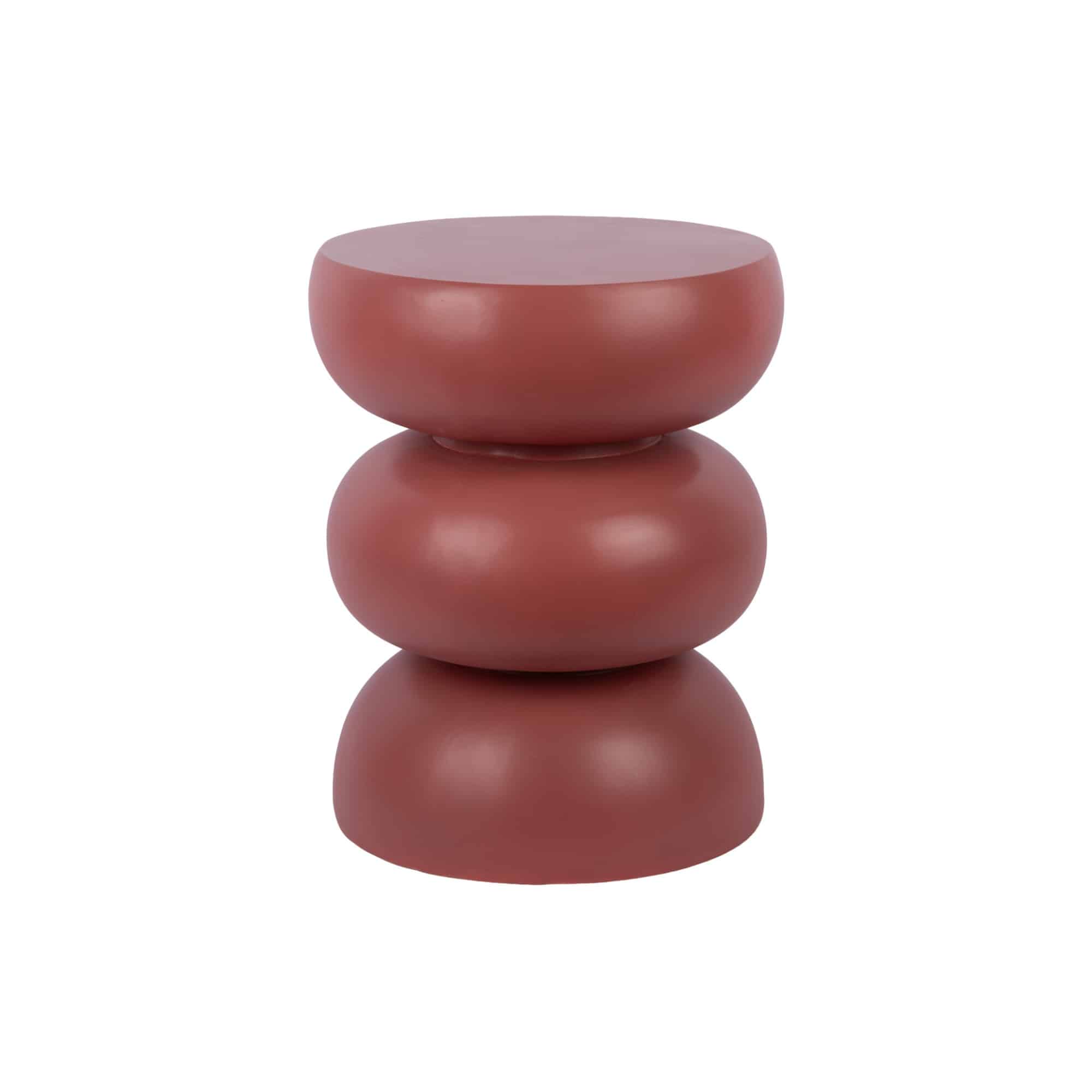 Leitmotiv kruk Curva - rood - Ø35.5cm