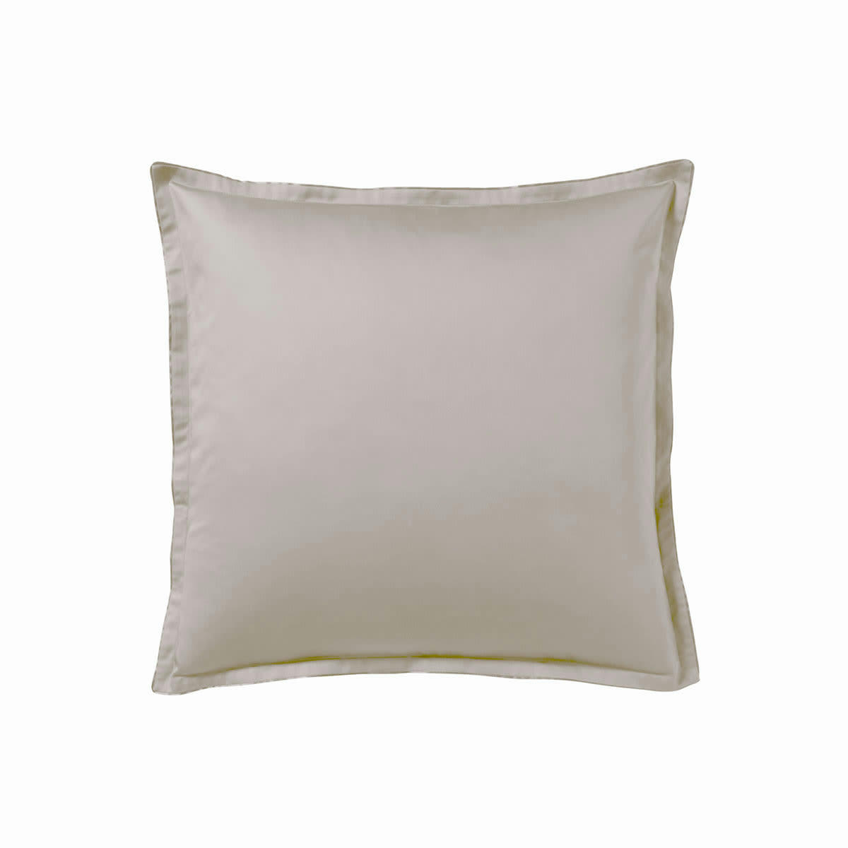 TEOPHILE - Taie d'oreiller en satin de coton taupe 65x65