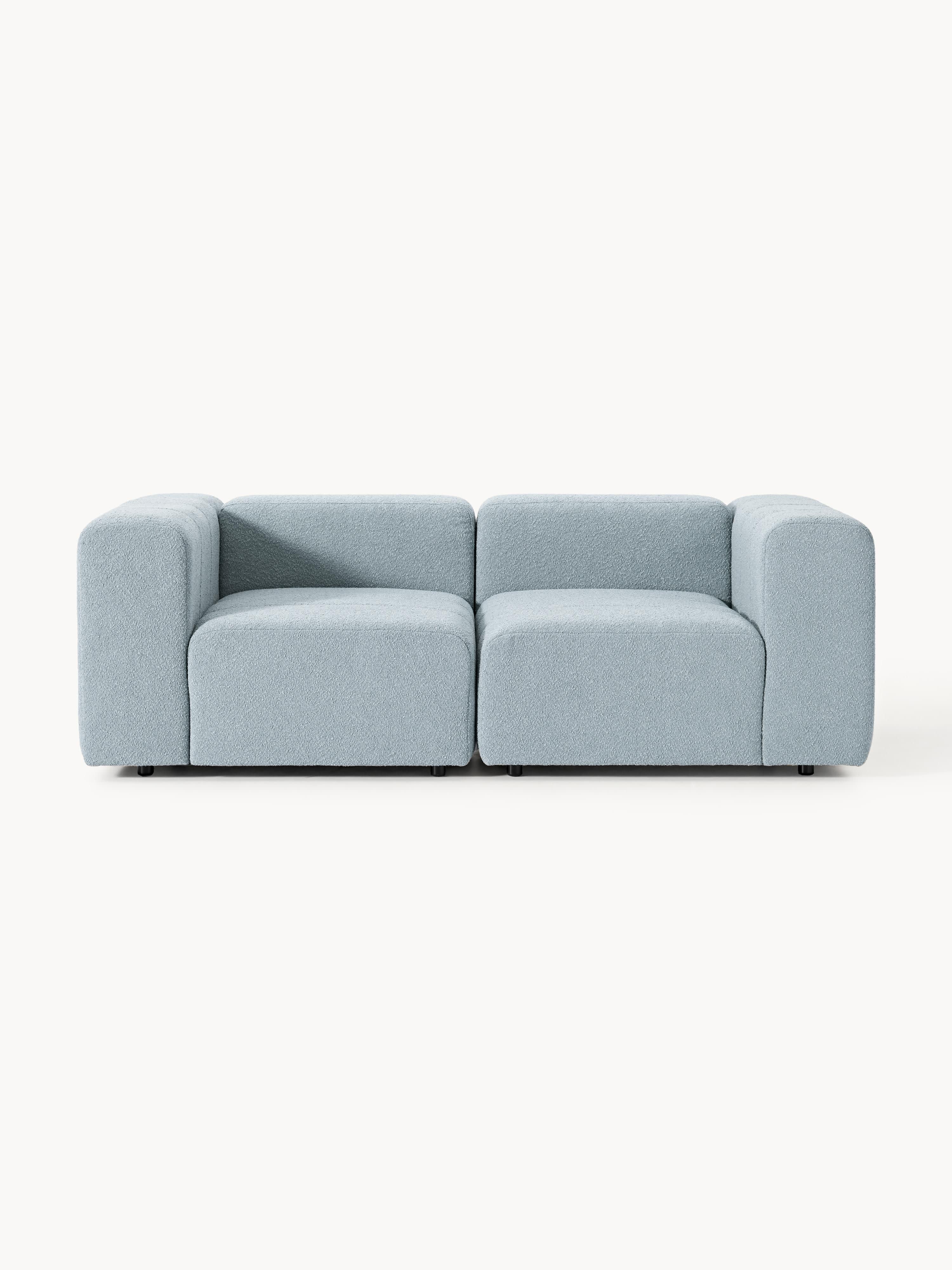 Modulares Bouclé-Sofa Lena (3-Sitzer)