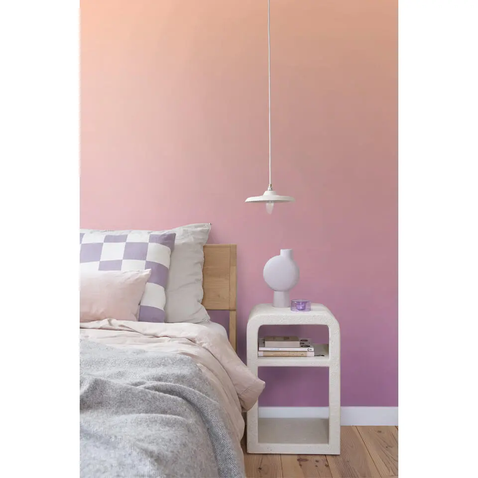 ESTAhome fotobehang dip dye motief paars en oranje - 2 x 2.79 m