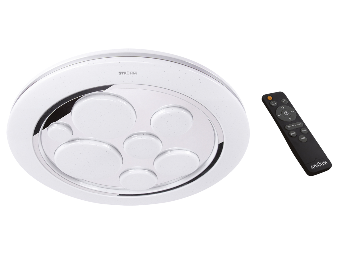 Plafon łazienkowy Drops LED z tworzywa sztucznego biały