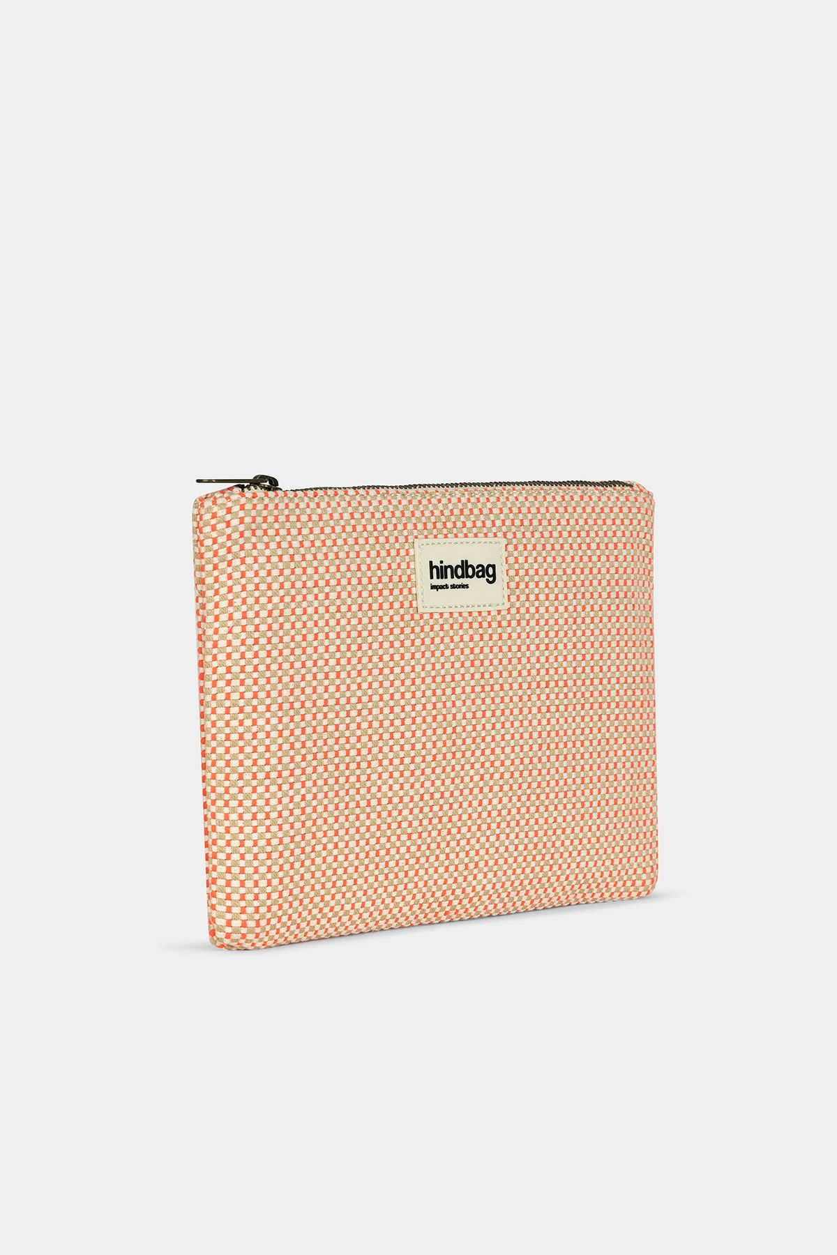 Pochette Ema Tressage corail