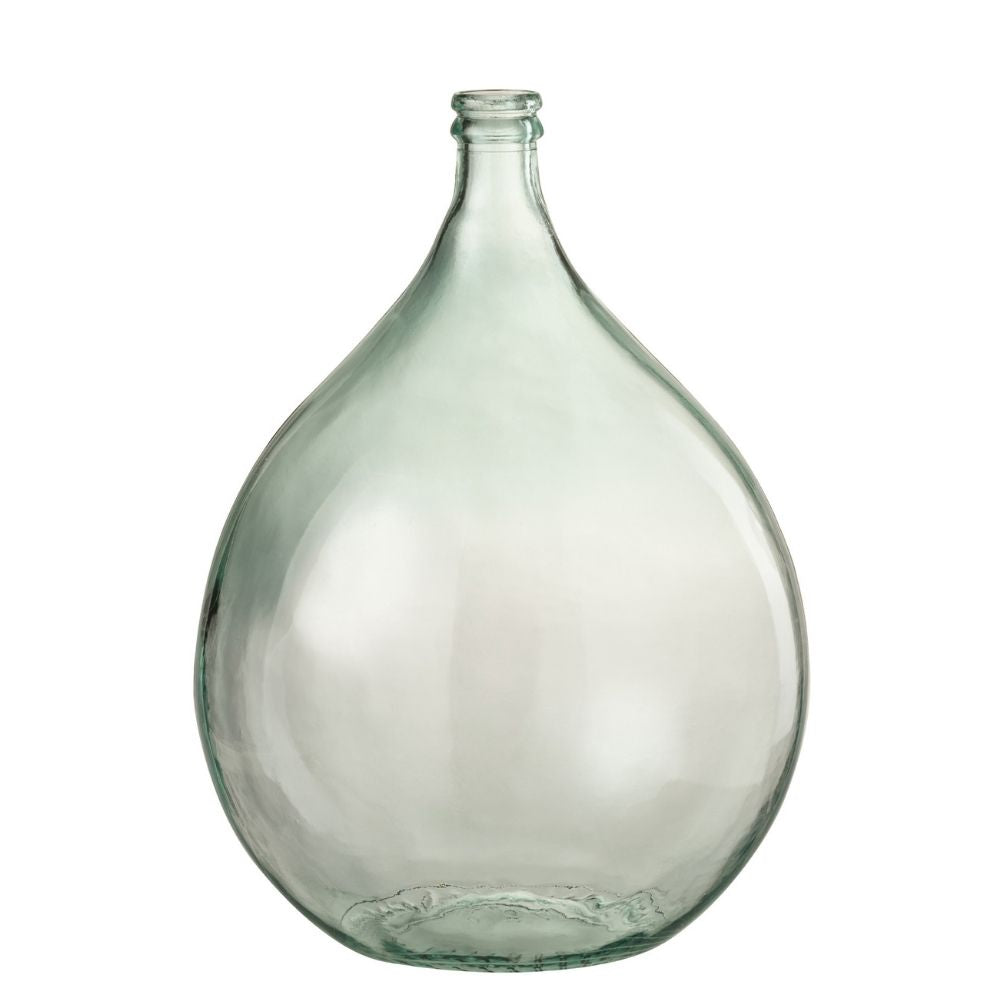 J-Line vaas Lissabon - glas - transparant - Ø 39 cm