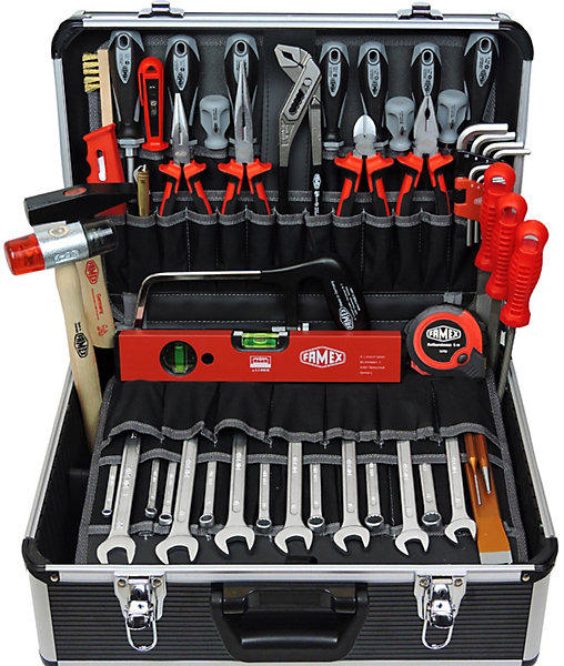 Coffret d'outils, Malette 164 pièces - complète - FAMEX 440-23