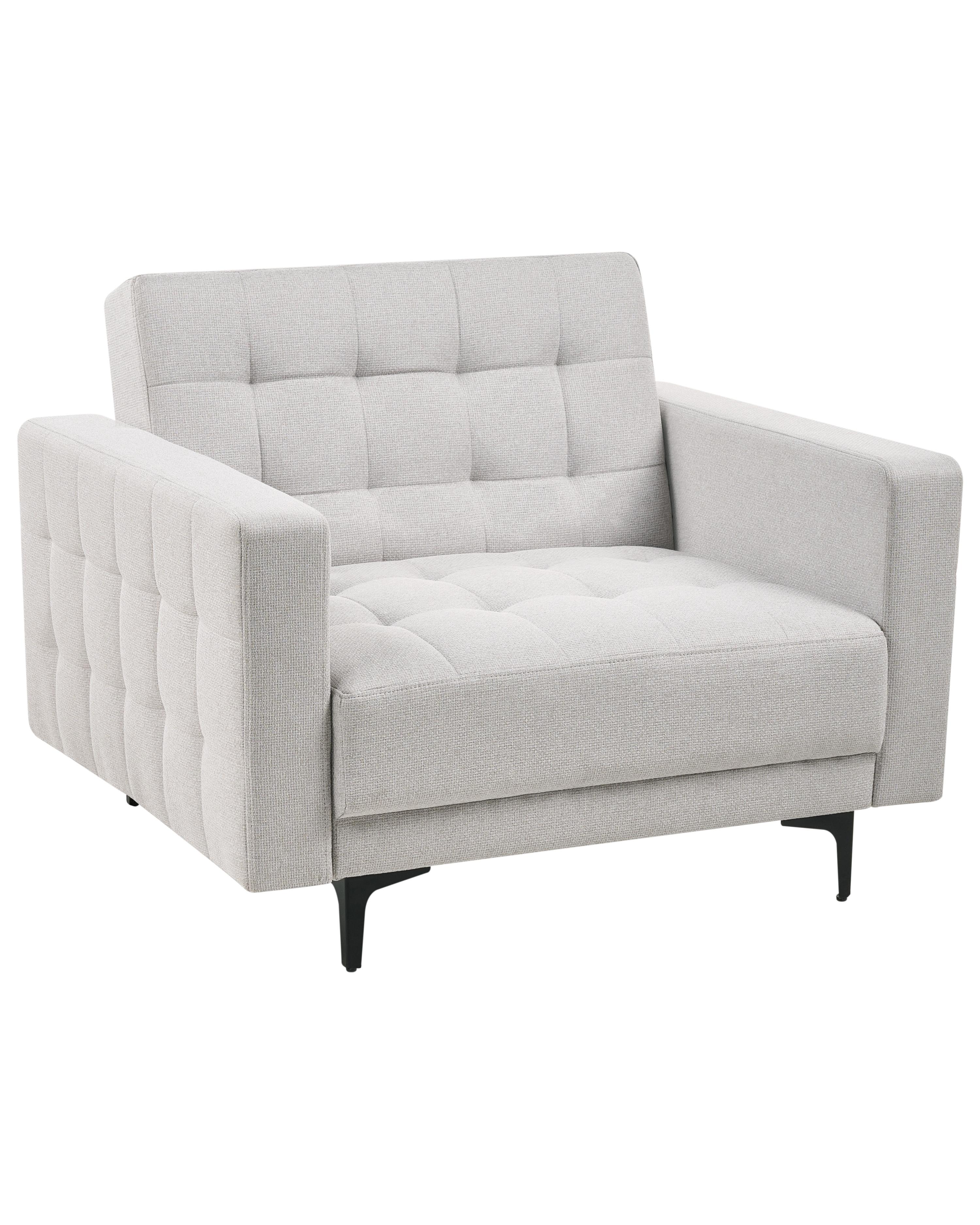 Armchair ABERDEEN Fabric Light Grey
