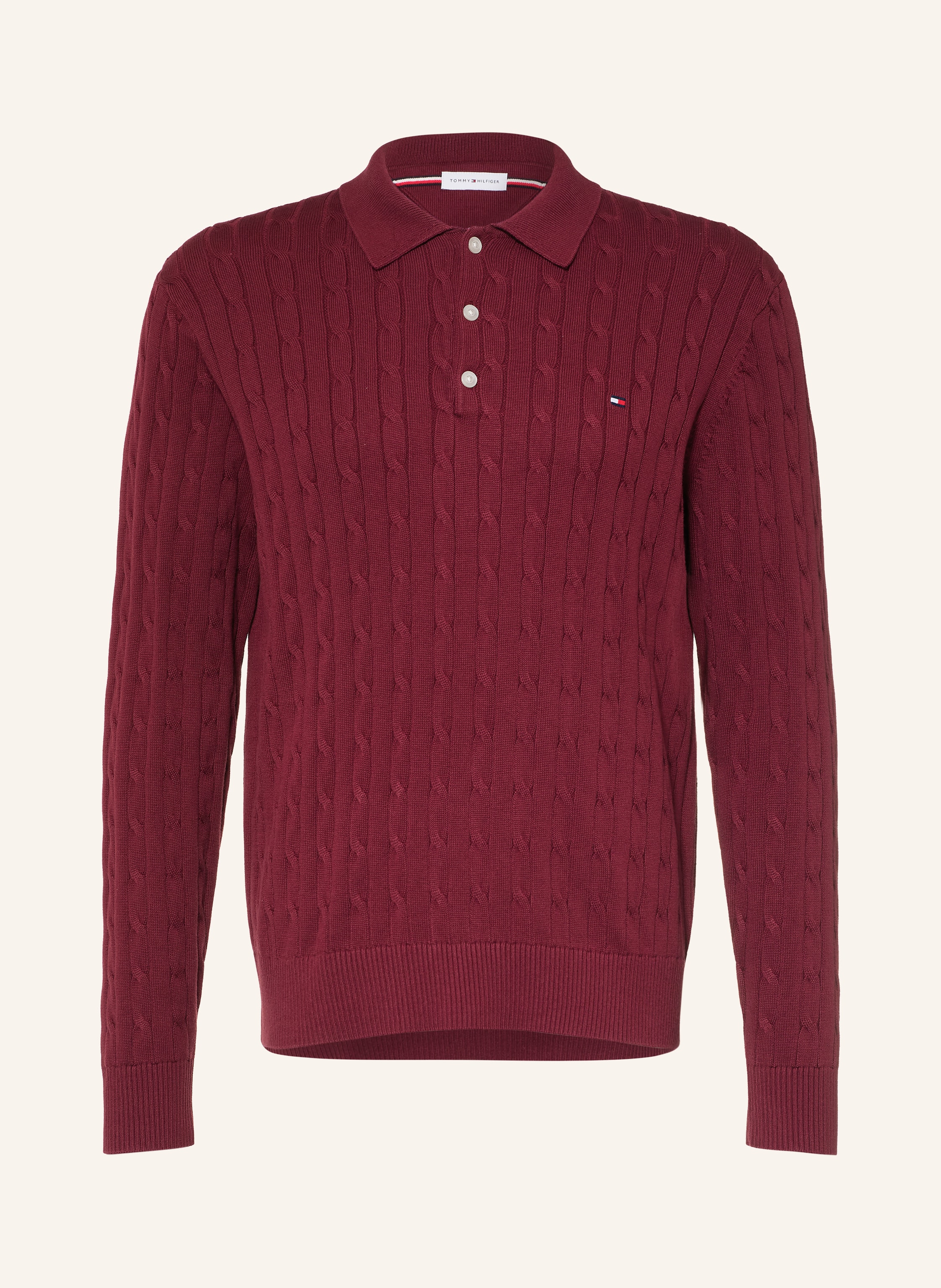TOMMY HILFIGER Strick-Poloshirt