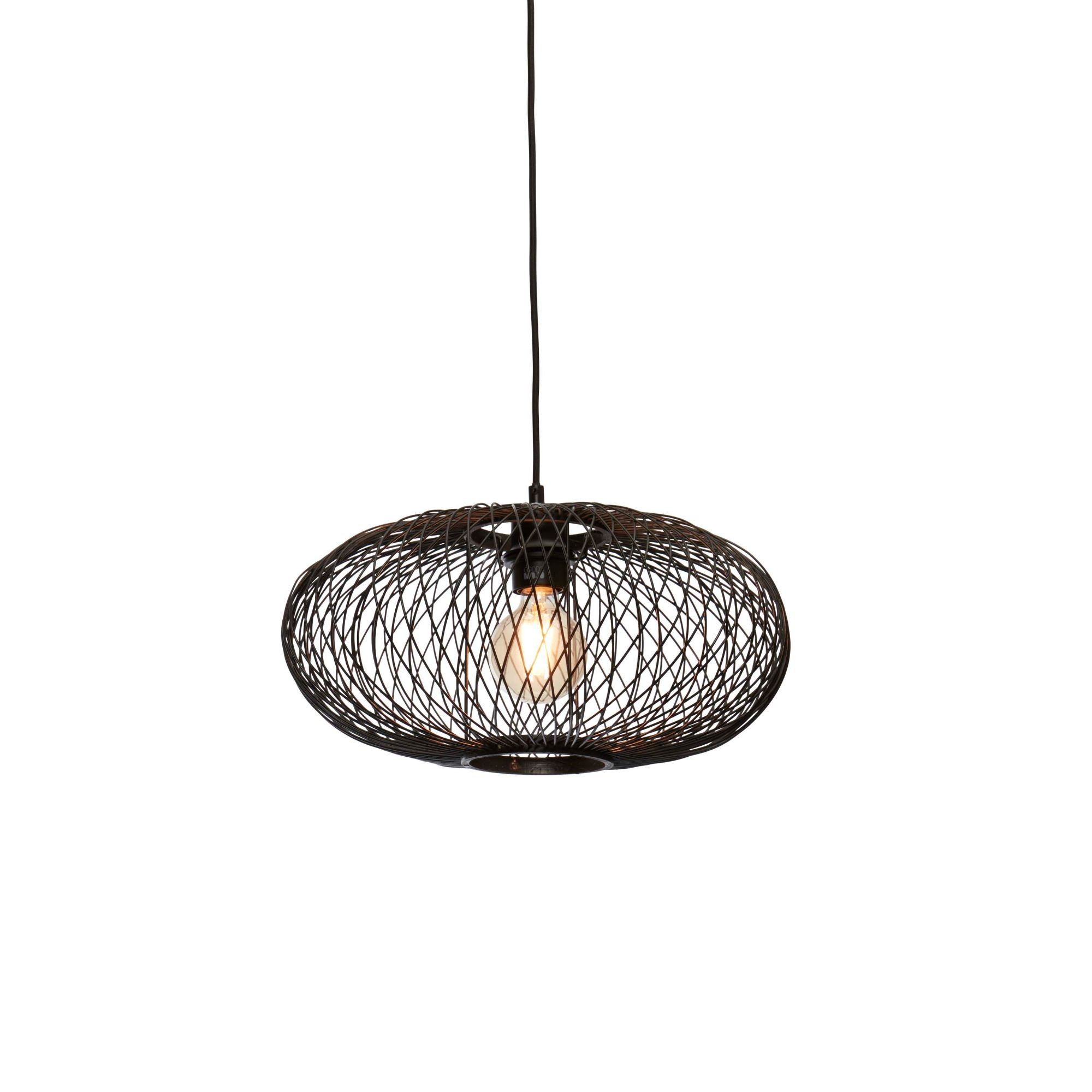 GOOD&MOJO hanglamp Cango - zwart - Ø40cm