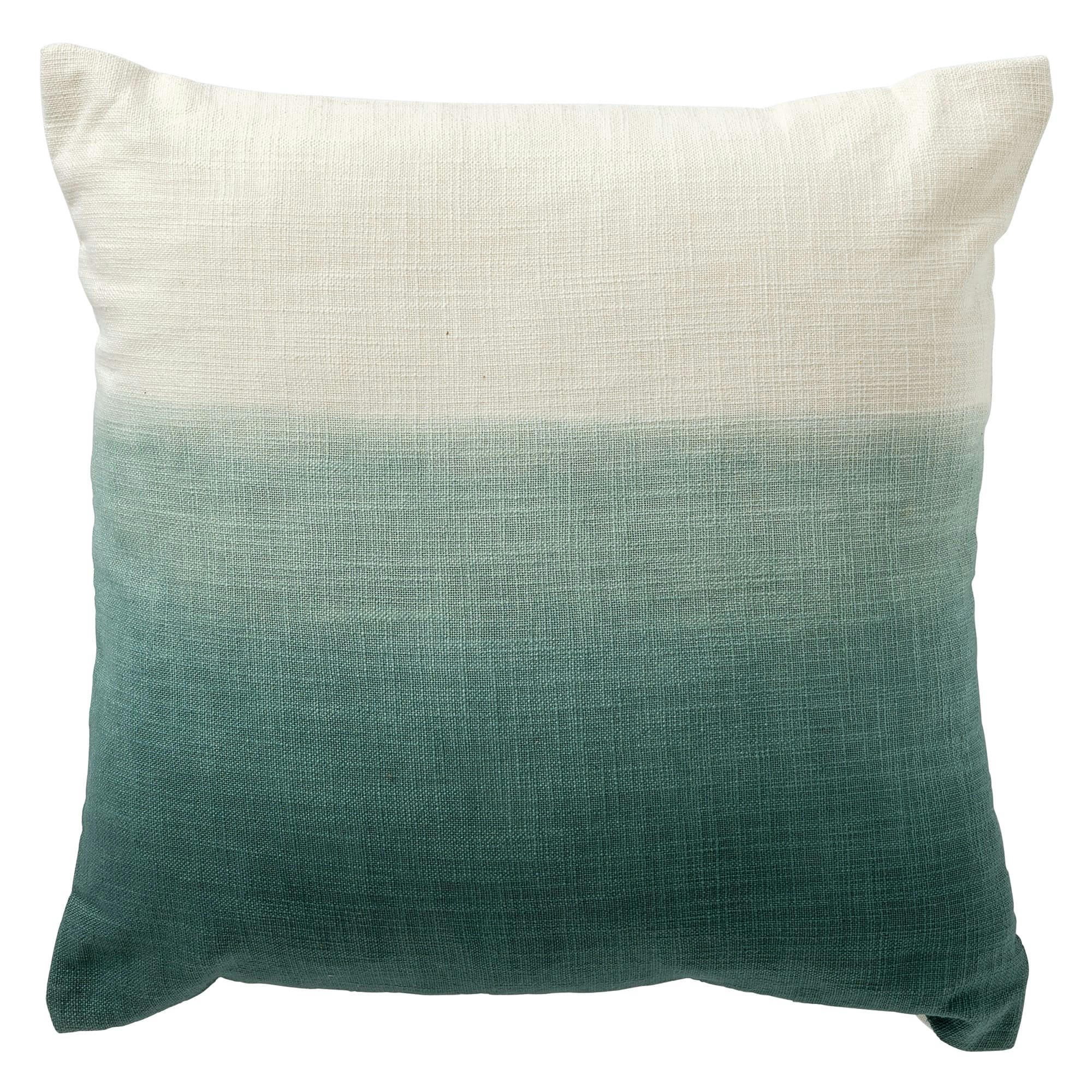 - Coussin - vert en coton 45x45 cm avec un motif mixte