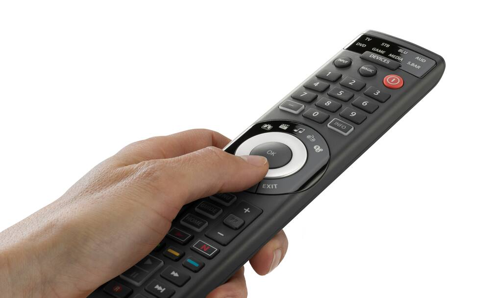 One For All URC7880 Smart 8-Device Universal Remote Control, Black