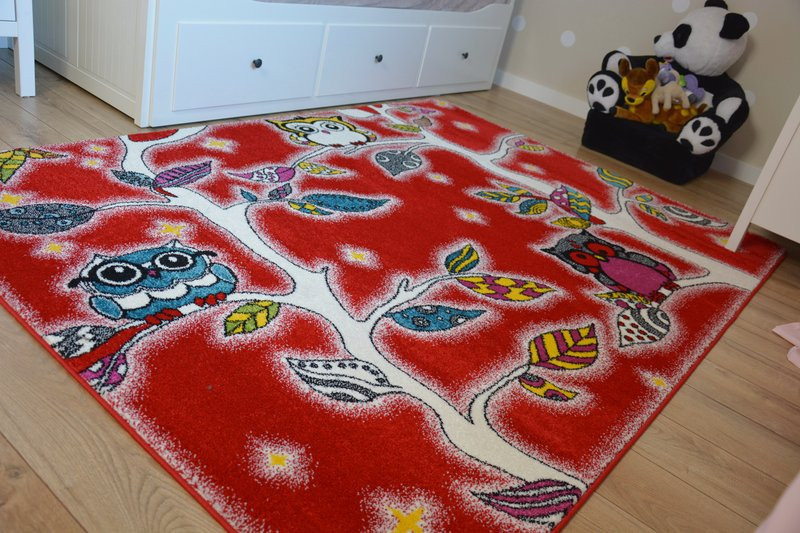 Dywan KIDS Forest czerwony C427 160x220 cm