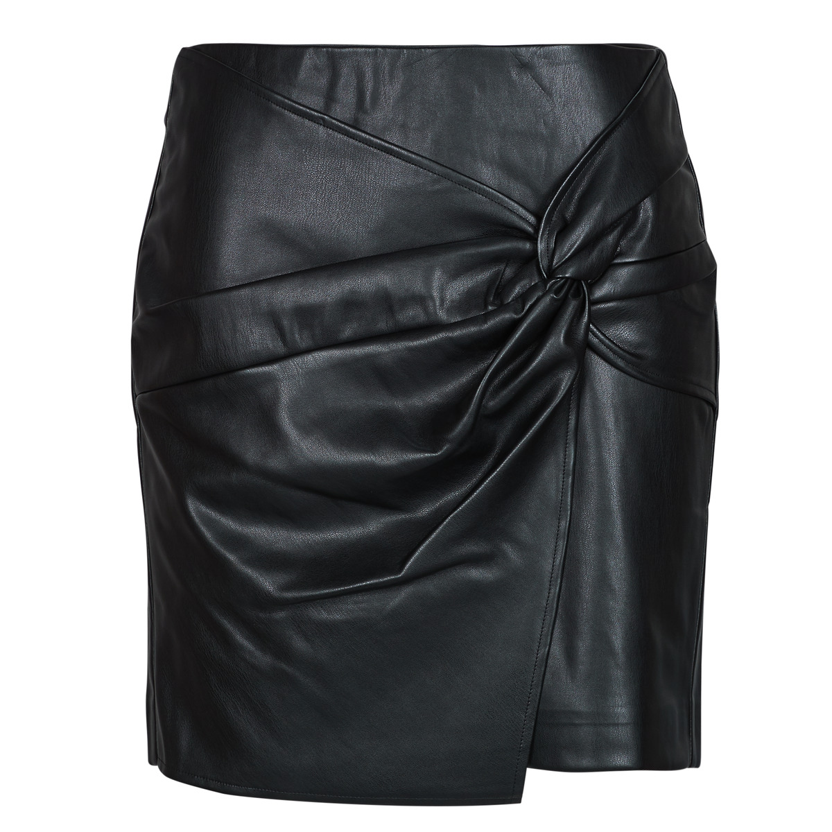 Vero Moda - VMGAWN MW PU SHORT - Black