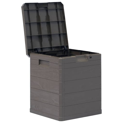 NNEVL Garden Storage Box 90 L Brown