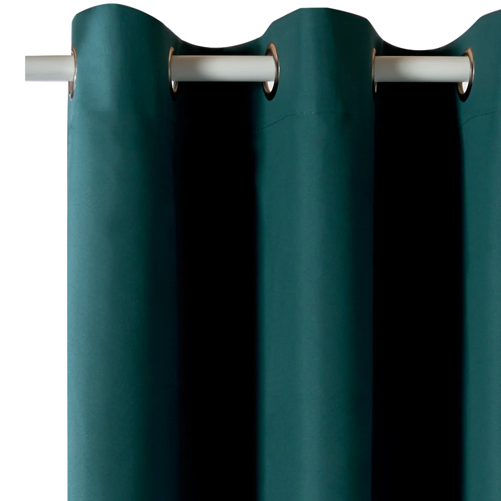 Rideau 100% occultant MANN bleu pétrole 140 x 260 cm