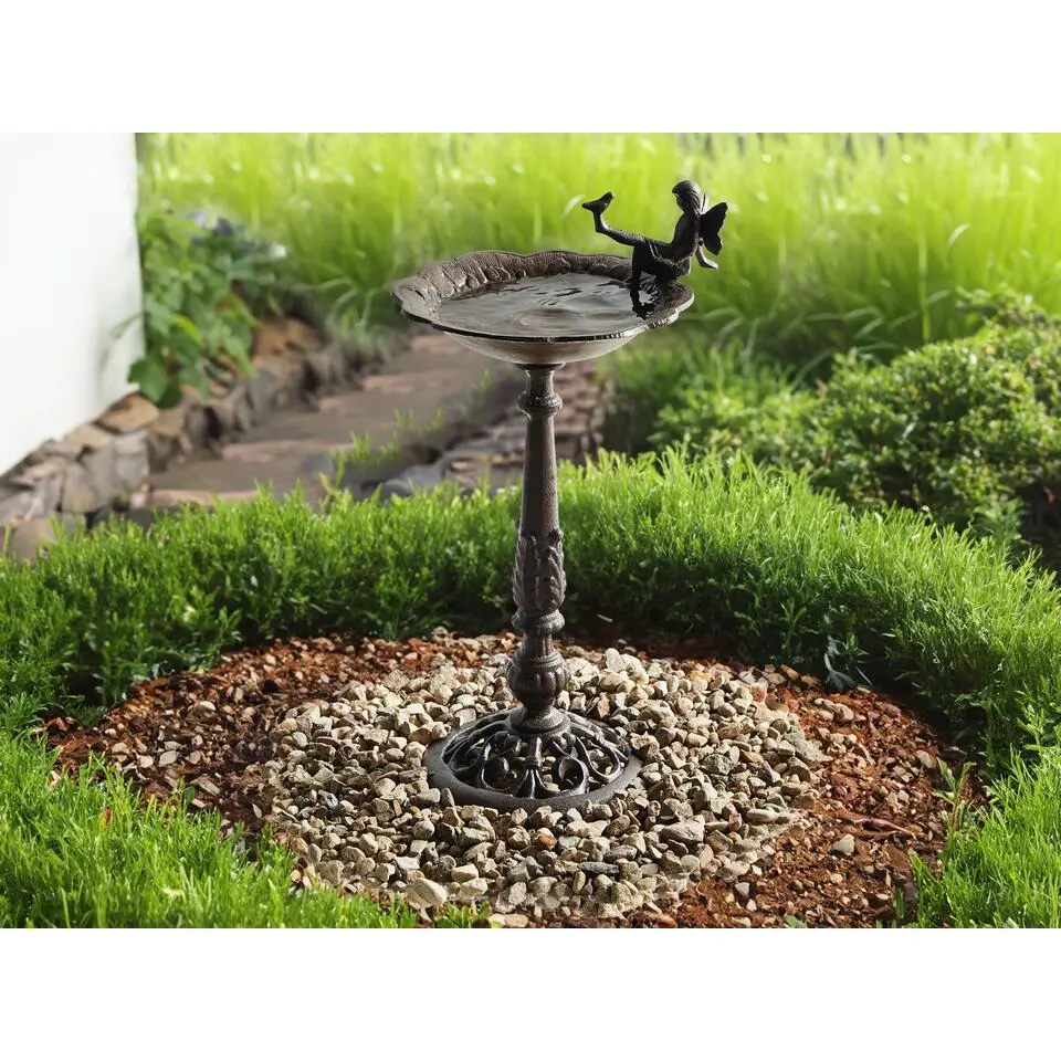 LARK - Vogelbadje - Bruin - IJzer