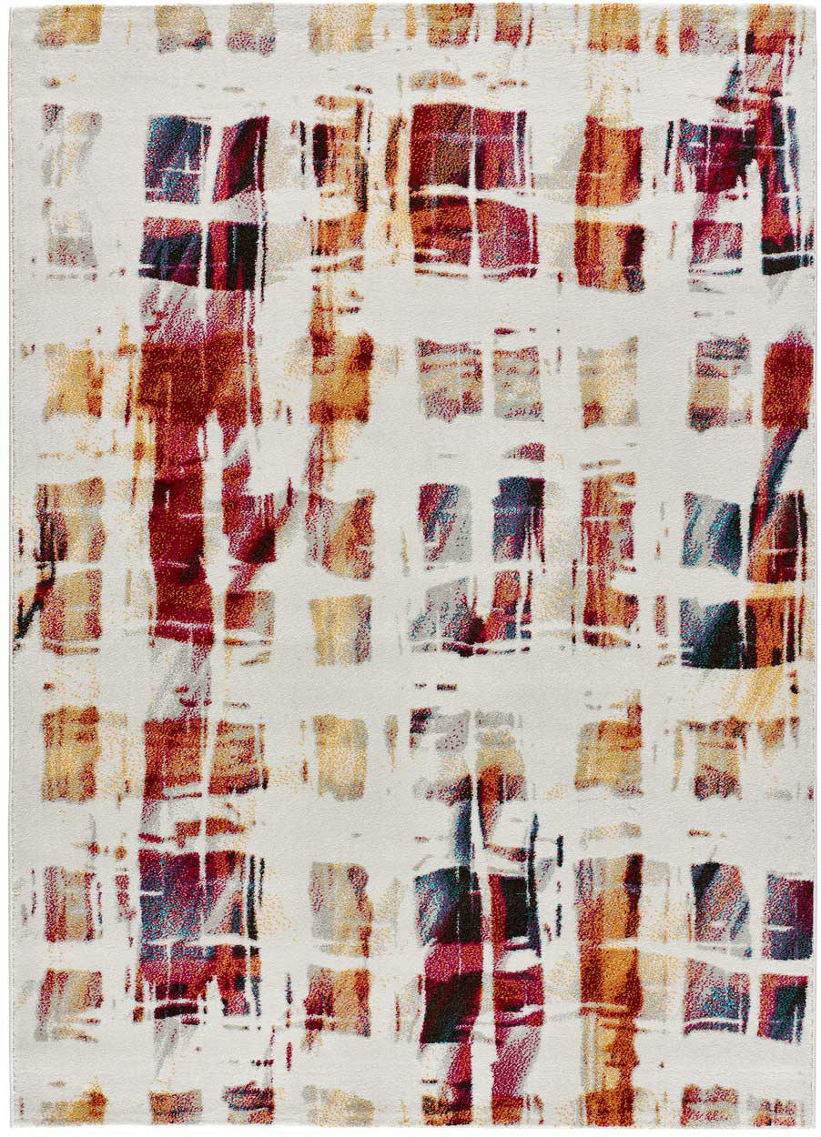 EIDER - Tapis design abstrait multicolore, 133X190 cm