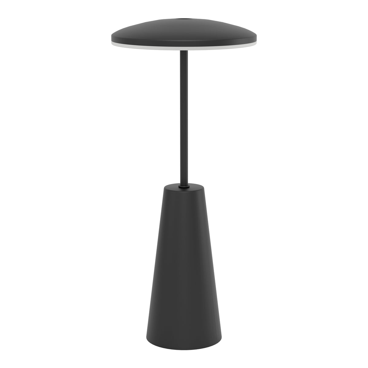 EGLO tafellamp Piccola - draadloos - 28 cm - zwart