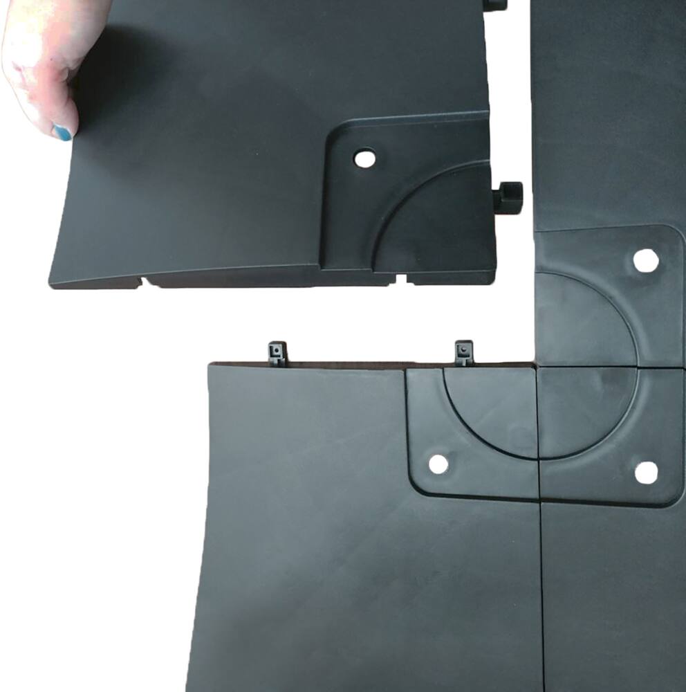 Blue Wave Poolside Solar Shower with Base, Black