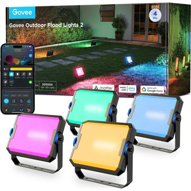 Outdoorleuchte 4er-Set Govee