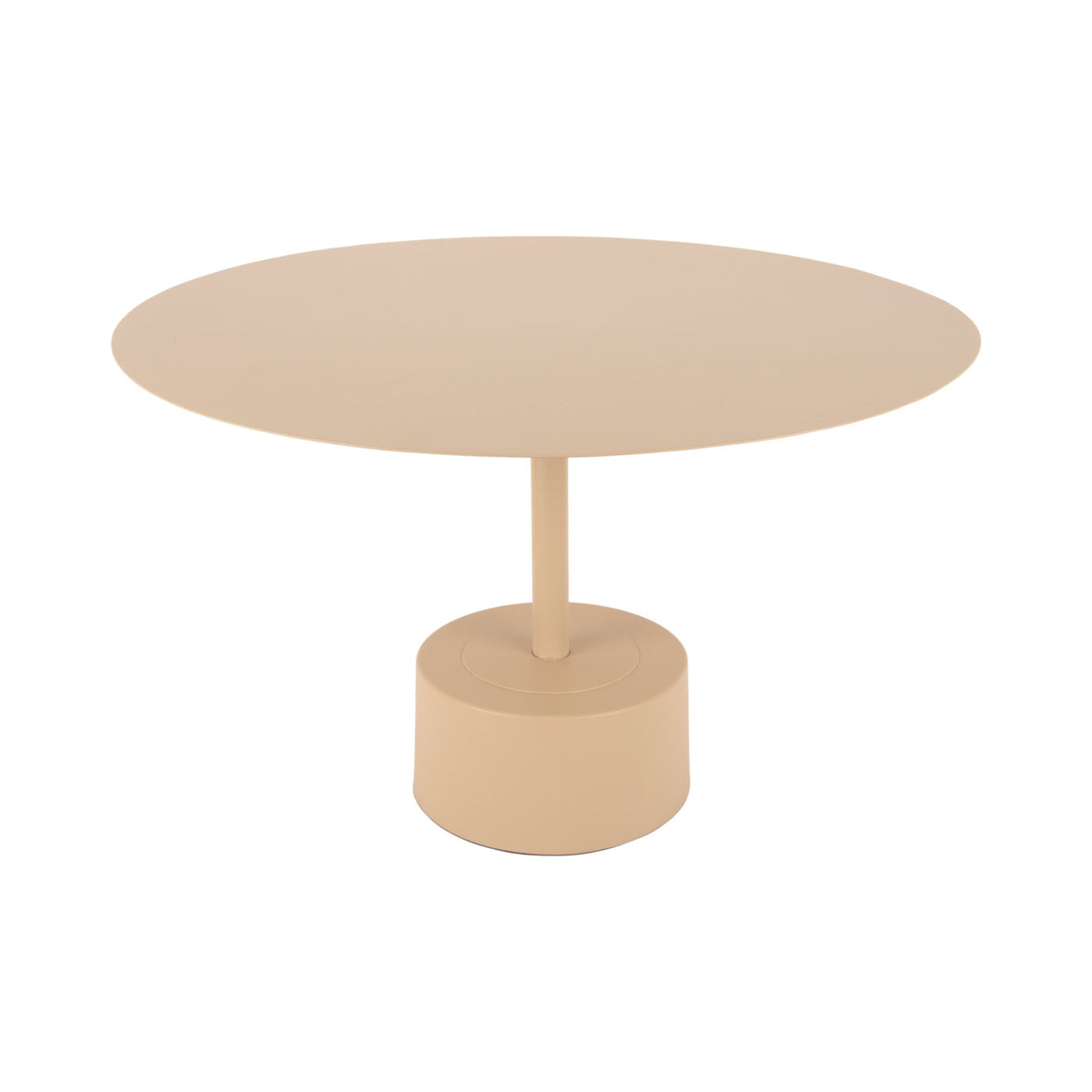Leitmotiv bijzettafel Nowa Low - bruin - Ø55cm