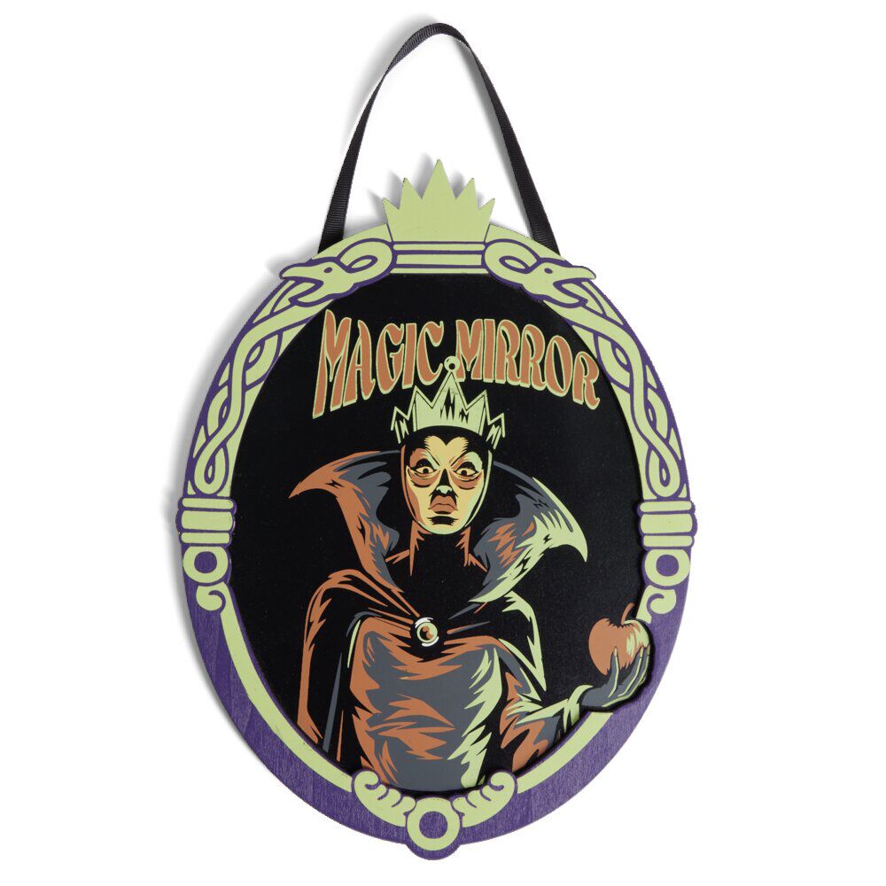 Décoration à suspendre Disney Maléfique miroir magique 23,5xh22cm
