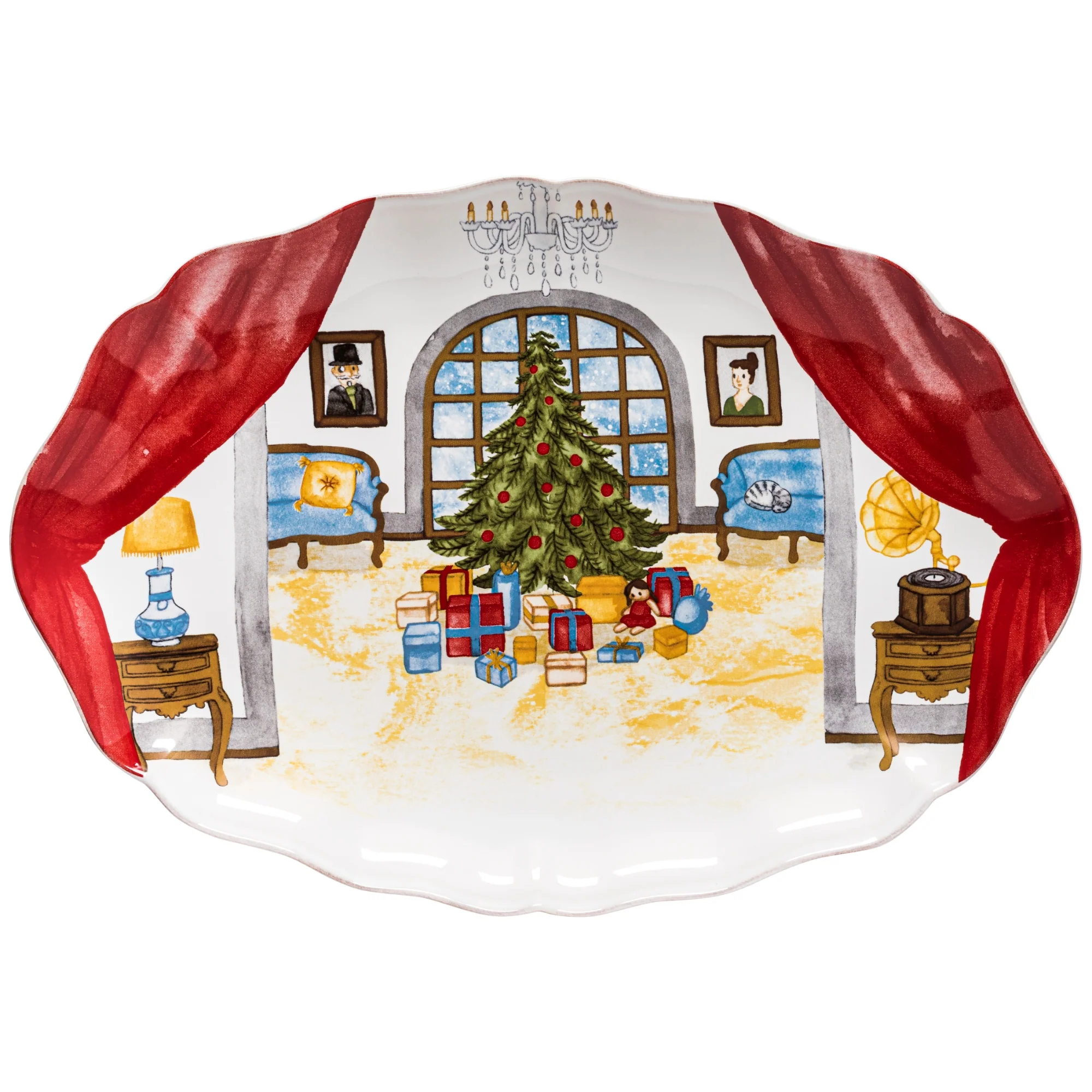 Oval Platter The Nutcracker, Casafina by COSTA NOVA