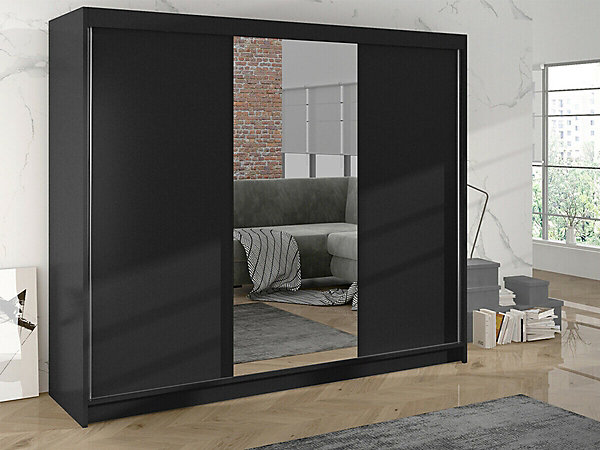 Armoire Closico Durion I, Nombre d'étagères: 9, 215x200x58cm