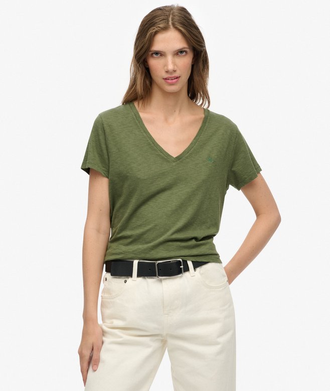 Studios Slub Embroidered T-Shirt