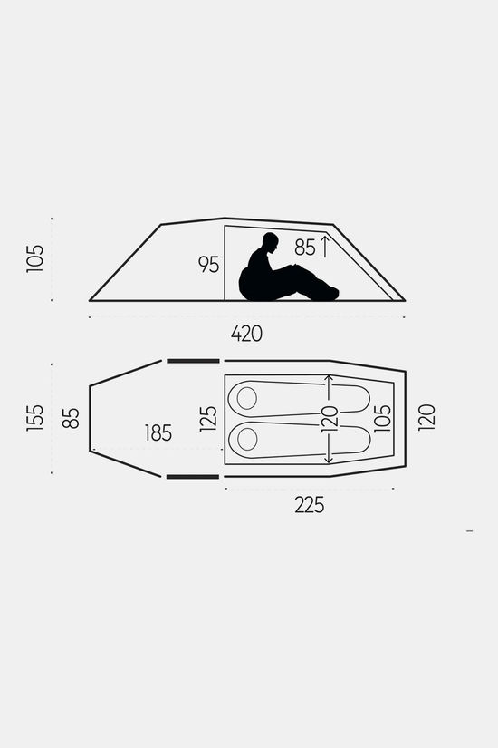 Fjällräven Keb Endurance 2P Tunneltent