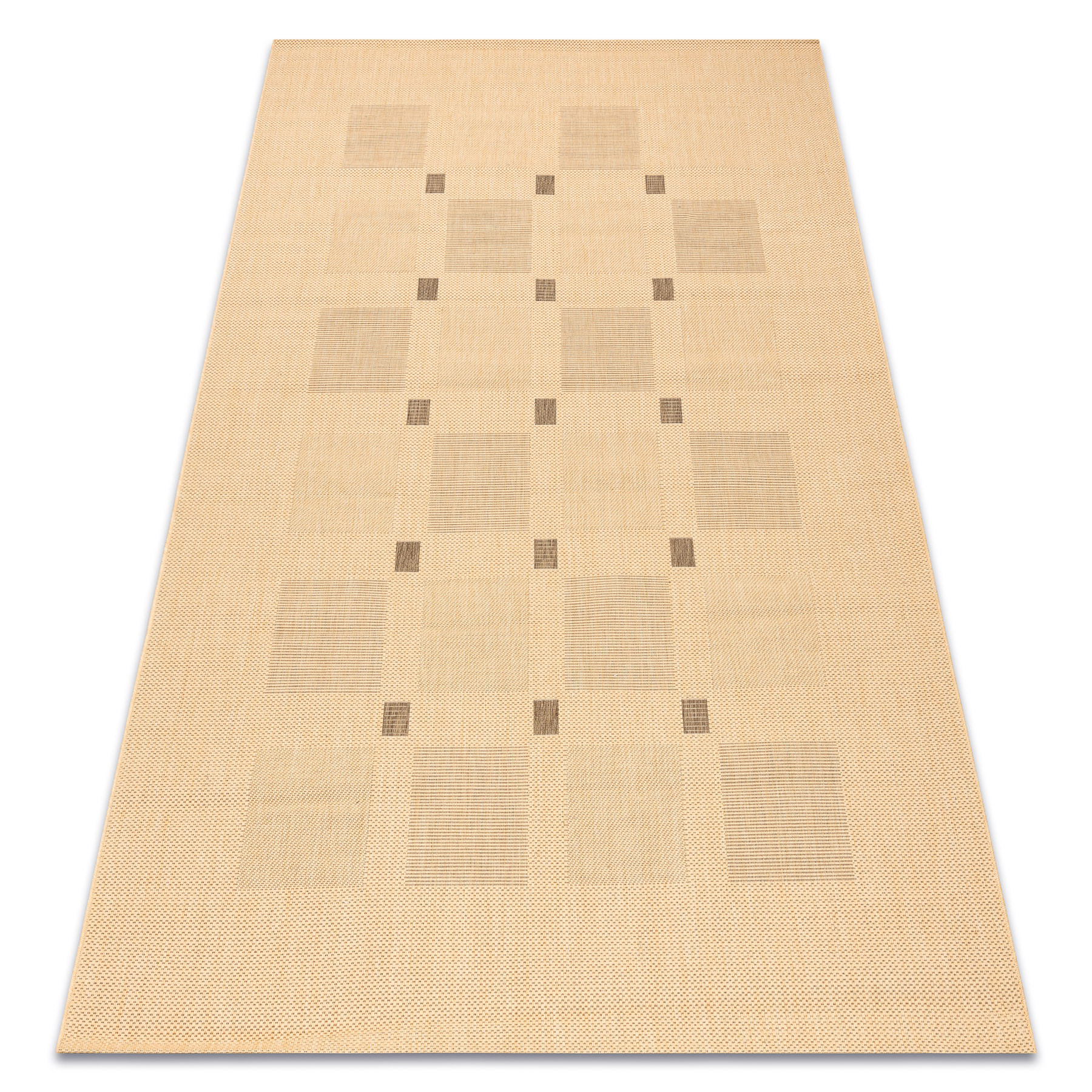 DYWAN SZNURKOWY SIZAL FLOORLUX 20079 mais / coffeee 60x110 cm
