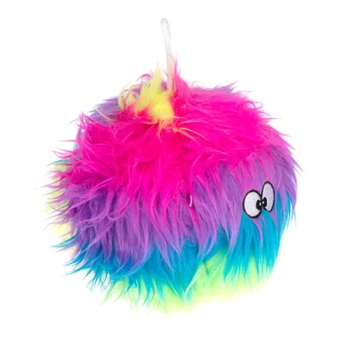 TIAKI Rainbow Squeaky Ball Dog Toy
